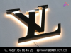 3D Outdoor Backlit Signage with SS Latter in Dhaka BD